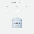Arencia Fresh Blue Hyssop Rice Mochi Cleanser - come si usa in tre step