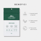 Benefici: assorbe liquidi e impurita, calma rossore, tiene sotto il trucco