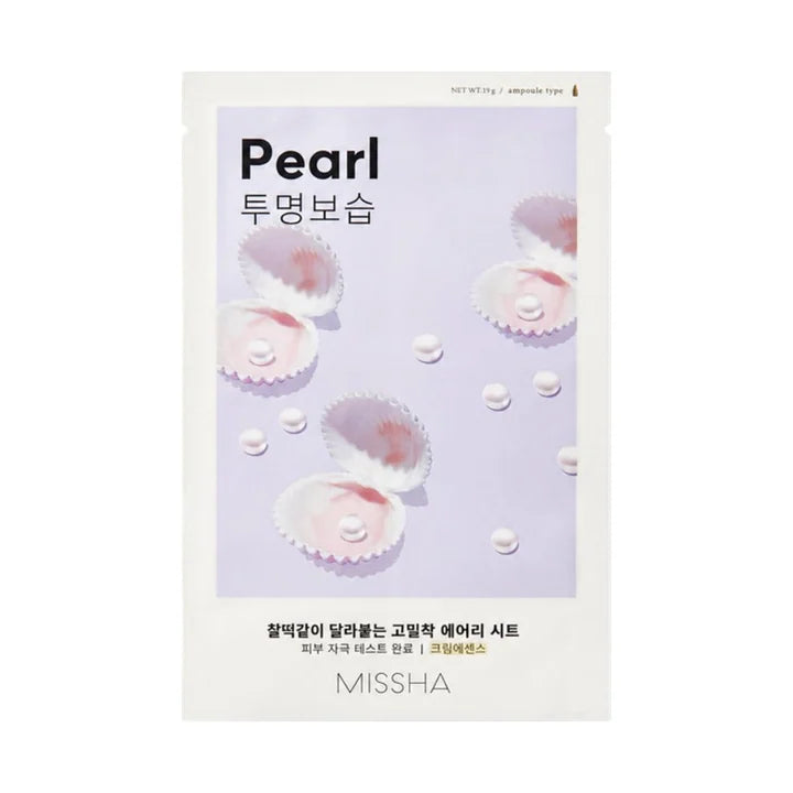 Missha Airy Fit Sheet Mask Pearl - Brightening Face Mask 19g